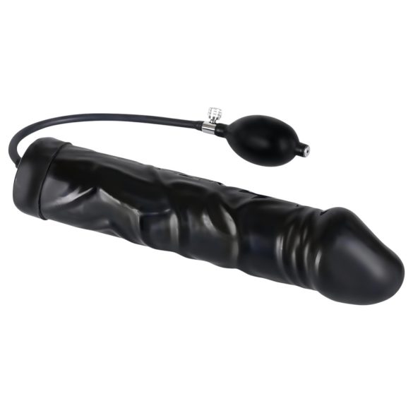 You2Toys - latex, pumpálható análtágító - nagy (fekete)