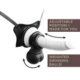 / King Cock Elite Crown Jewels - herefeltét műpéniszhez (fekete)