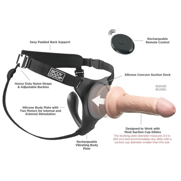 / Body Dock G-pont Pro - rádiós felcsatolható alsó (fekete)