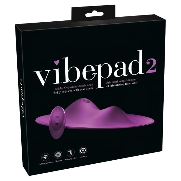 VibePad 2 - nyaló párna vibrátor (lila)