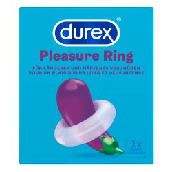 Durex Pleasure Ring Intense - péniszgyűrű (áttetsző)