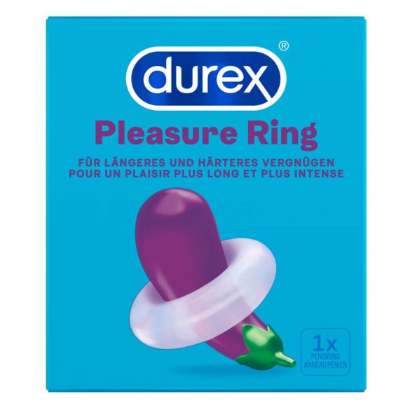 Durex Pleasure Ring Intense - péniszgyűrű (áttetsző)