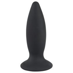   Black Velvet S - akkus, kezdő anál vibrátor - kicsi (fekete)