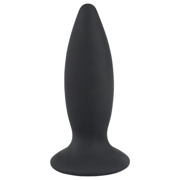 Black Velvets S - akkus, kezdő anál vibrátor - kicsi (fekete)