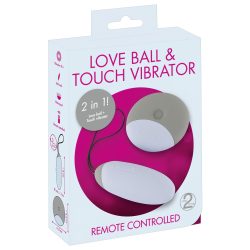   You2Toys - Love ball - akkus, 2in1 vibrációs tojás (szürke)