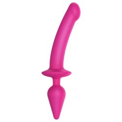   / Strap-on-me Swith Semi-Realistic XXL - 2in1 szilikon dildó (pink)