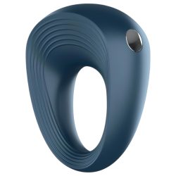   Satisfyer Power Ring - vízálló vibrációs péniszgyűrű (szürke)
