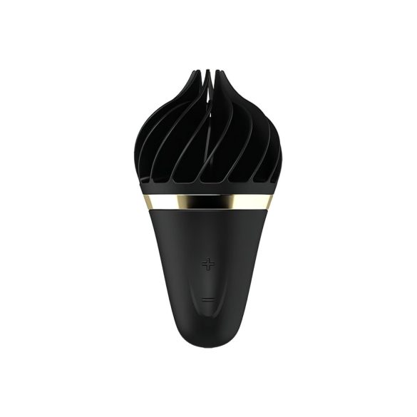 Satisfyer Sweet Treat - akkus, forgó csikló vibrátor (fekete)