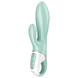   Satisfyer Air Pump Bunny 5 - okos pumpálható vibrátor (menta)