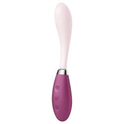   Satisfyer G-Spot Flex 3 - akkus G-pont vibrátor (pink-vörös)