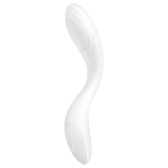 Satisfyer Rrrolling - akkus, mozgó golyós G-pont vibrátor (fehér)