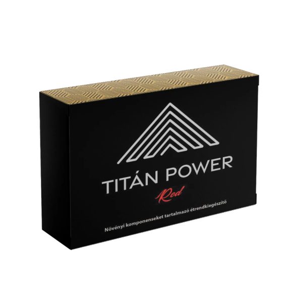 Titán Power red Kapszula Férfiaknak 3 db