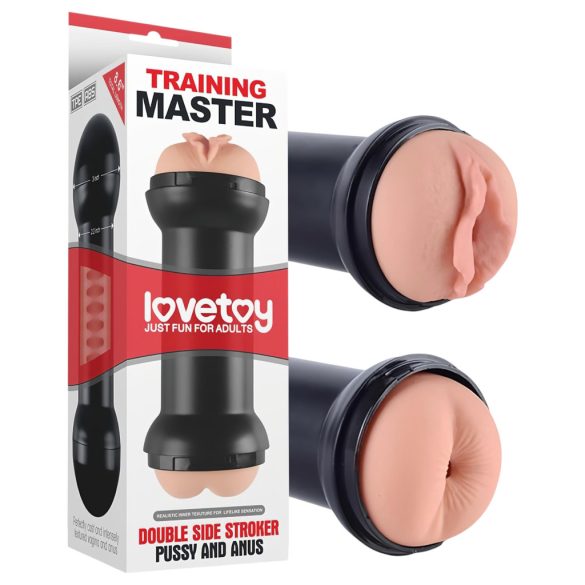 Lovetoy - punci és popsi maszturbátor (natúr)