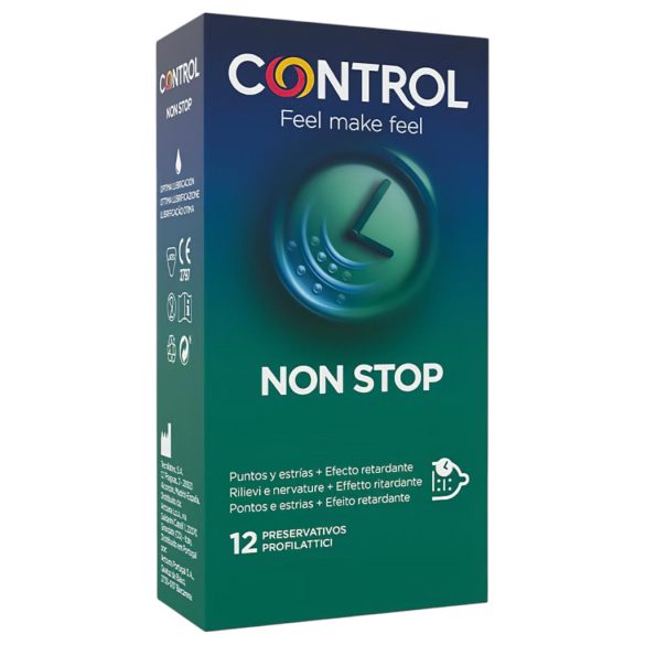 Control - bordázott késleltető hatású óvszer (12db)