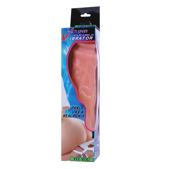 BAILE - élethű 25,5 cm-es flexibilis vibrátor