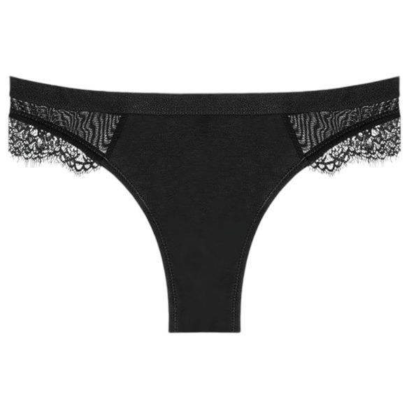 Adalet Flora Normal - menstruációs bugyi (fekete)