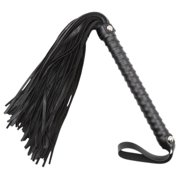 Latetobed - textúrált ostor - fekete (48cm)