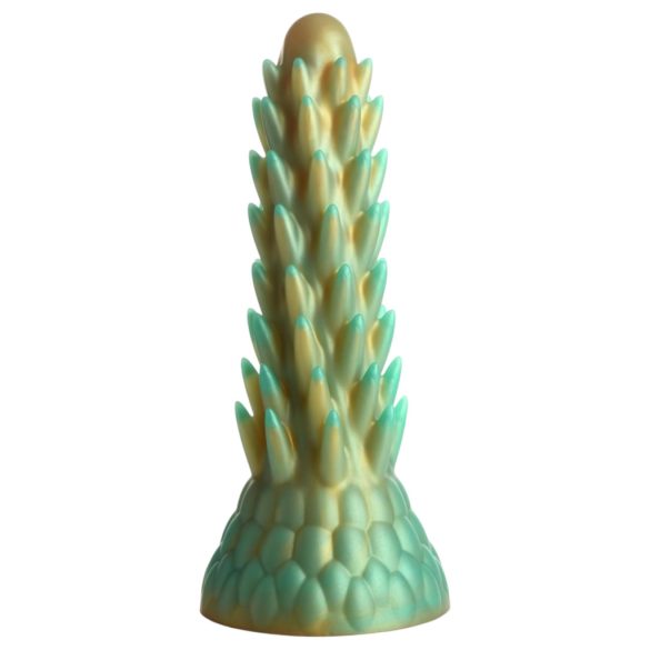 Creature Cocks Stegosaurus - szilikon dildó - 20cm (zöld)