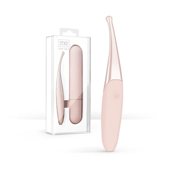 Senzi - akkus, vízálló csikló vibrátor (pink)