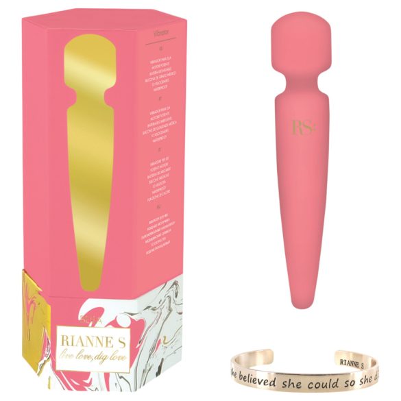 / Rianne Bella Wand - vízálló masszírozó vibrátor (korall)