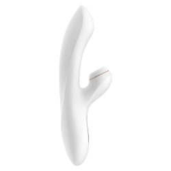   Satisfyer Pro+ G-spot - csiklóizgató és G-pont vibrátor (fehér)