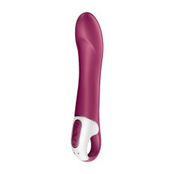   Satisfyer Big Heat - akkus, melegítő G-pont vibrátor (piros)