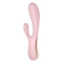   Satisfyer Mono Flex - okos, akkus, vízálló vibrátor (halvány pink)