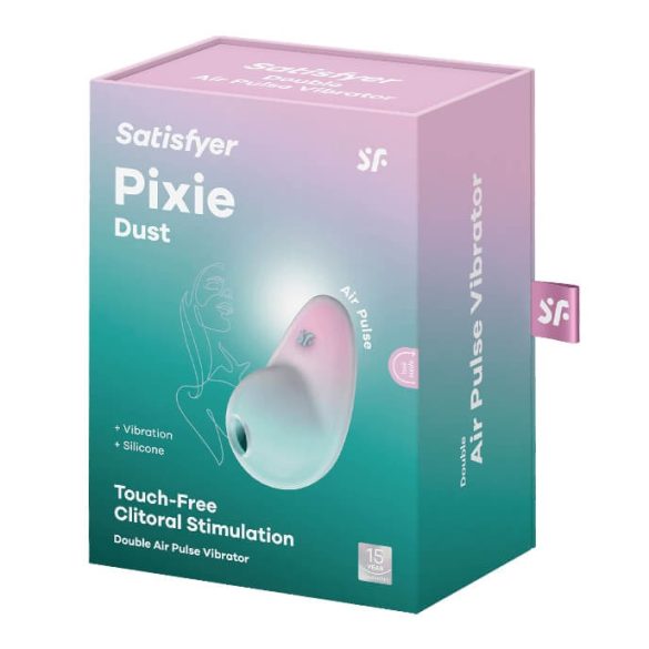 Satisfyer Pixie Dust - akkus léghullámos csiklóizgató (menta-pink)