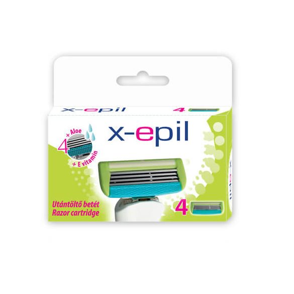 X-Epil - női borotva betét 4 pengés (4db)