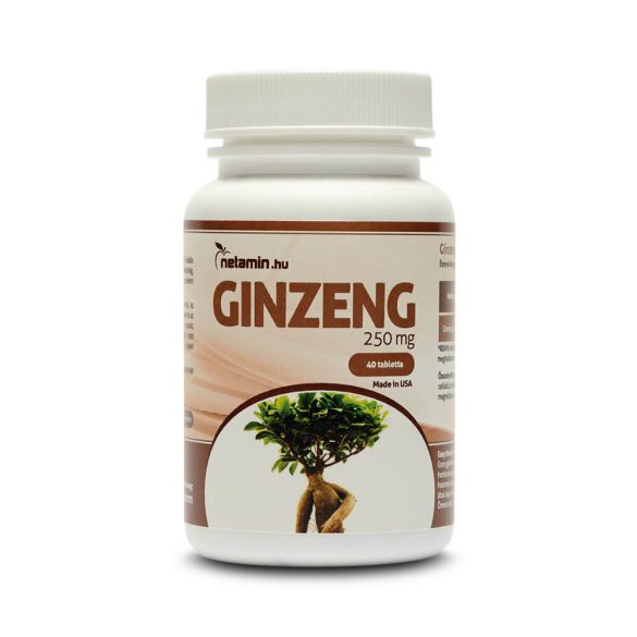 Netamin Ginzeng Super 250mg - étrendkiegészítő kapszula (120db)