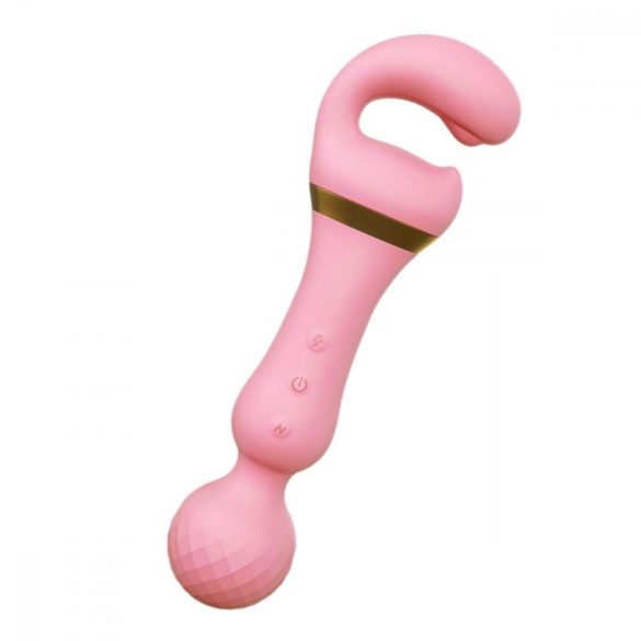 Tracy's Dog Magic Wand - akkus, 3in1 masszírozó vibrátor (pink)