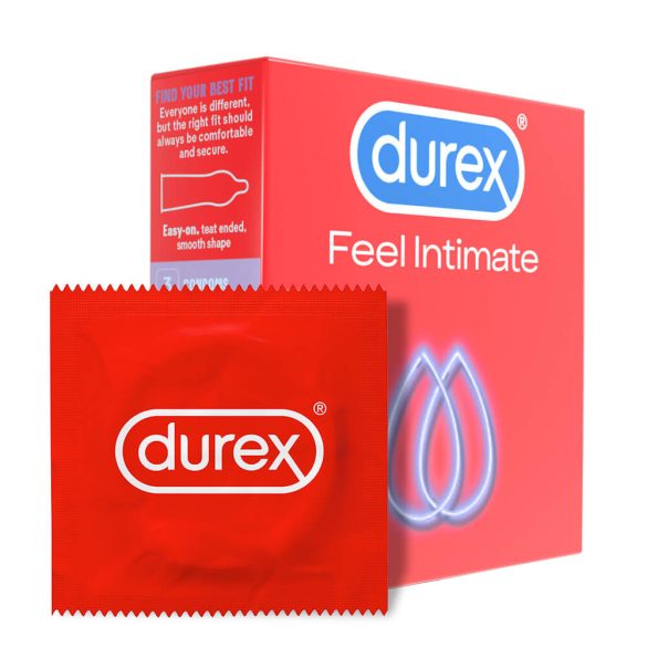 Durex Feel Intimate - vékonyfalú óvszer (3db)