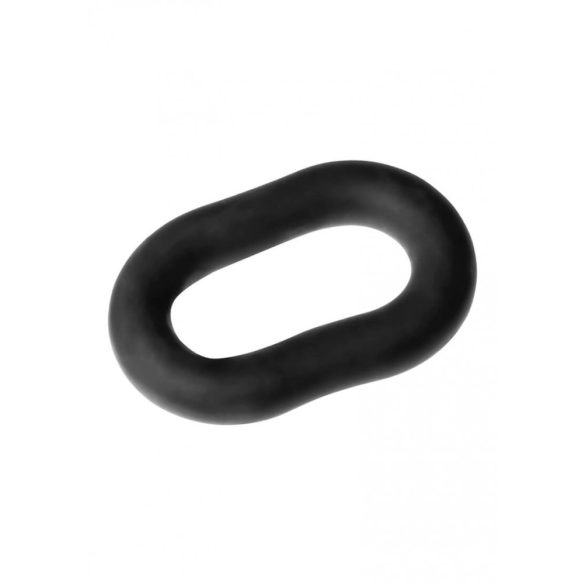 Perfect Fit - ultra rugalmas péniszgyűrű 15 mm (fekete)