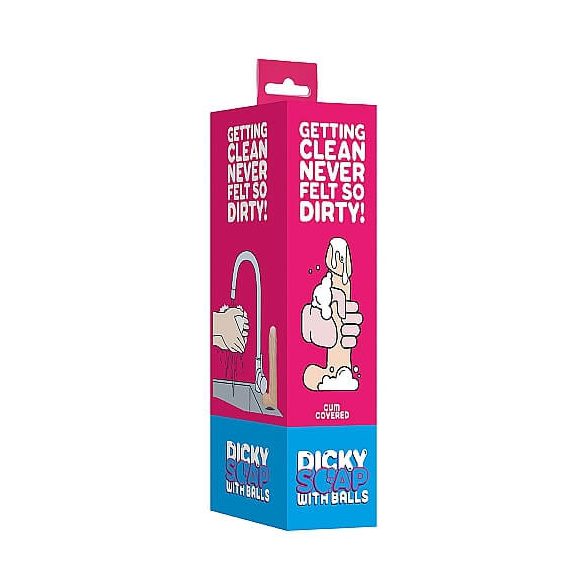 Dicky Cum - szappan pénisz herékkel -natúr (250g)