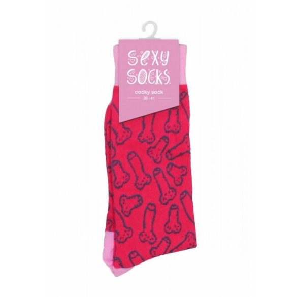 S-Line Sexy Socks - pamut zokni - fütyis