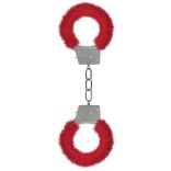 Kezdőknek való szőrös bilincs - piros