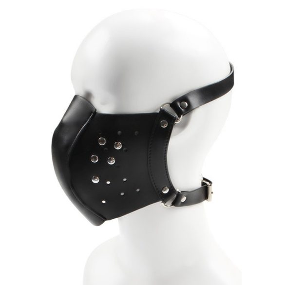 Fekete Punk Álarc - stílusos védelem és titokzatosság