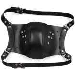 Fekete Punk Álarc - stílusos védelem és titokzatosság