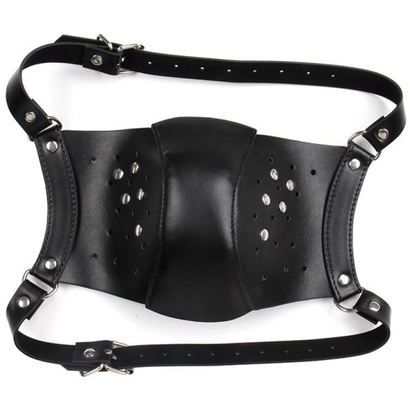 Fekete Punk Álarc - stílusos védelem és titokzatosság