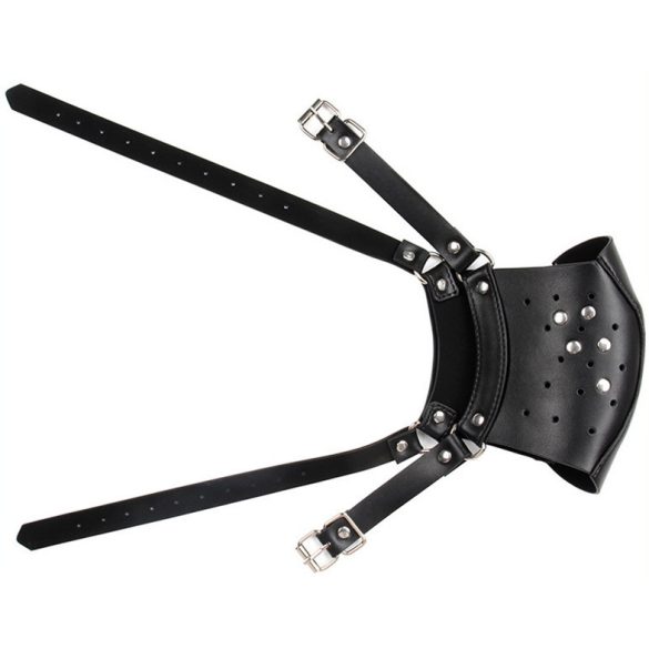 Fekete Punk Álarc - stílusos védelem és titokzatosság