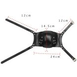 Fekete Punk Álarc - stílusos védelem és titokzatosság