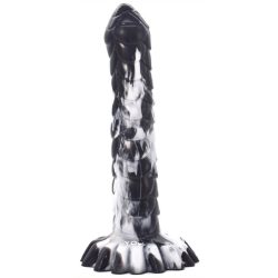 Nagal – prémium fekete-fehér dildo 21 x 4 cm