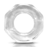 Soft Cockring Polygon – átlátszó, prémium péniszgyűrű