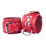 Prémium vörös bőr bilincs – érzéki kötözéshez