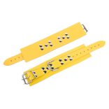 ULTRA – prémium sárga bőrcsukló kézi bilincs