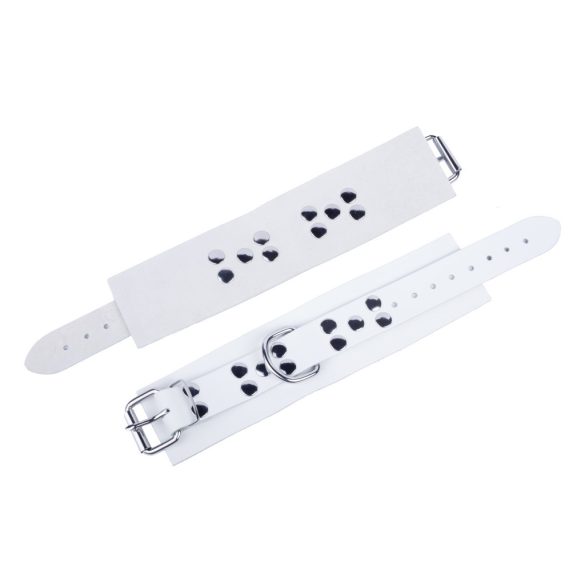Prémium fehér bőrszíjak – érzéki bilincsek