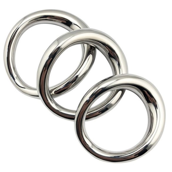 Ívelt Acél Péniszgyűrű - Prémium férfi kényeztetés