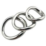 Ívelt acél péniszgyűrű - prémium kényelem és élvezet