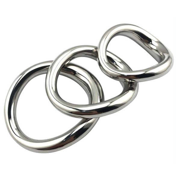 Ívelt acél péniszgyűrű - prémium kényelem és élvezet