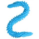 Scolop M – prémium dupla dildó kék, 50 x 4 cm